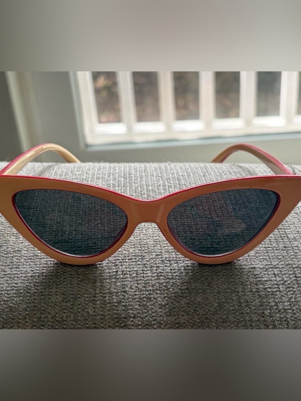 Stylish Peach Cat-Eye Sunglasses - Women Accessories